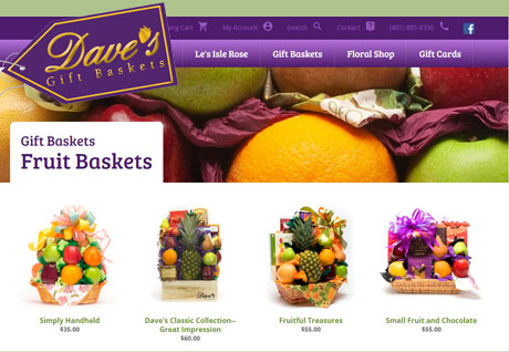 Shop for Gifts Baskets at davesgiftbaskets.com 