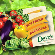 Dave's Fresh Marketplace Gift Cards